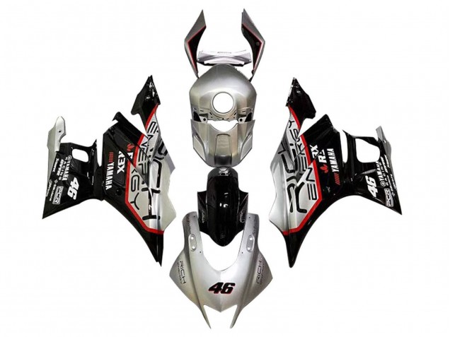 2019-2021 Silver Red Black 46 Yamaha YZF R3/R25 Motorcycle Fairings UK Stores
