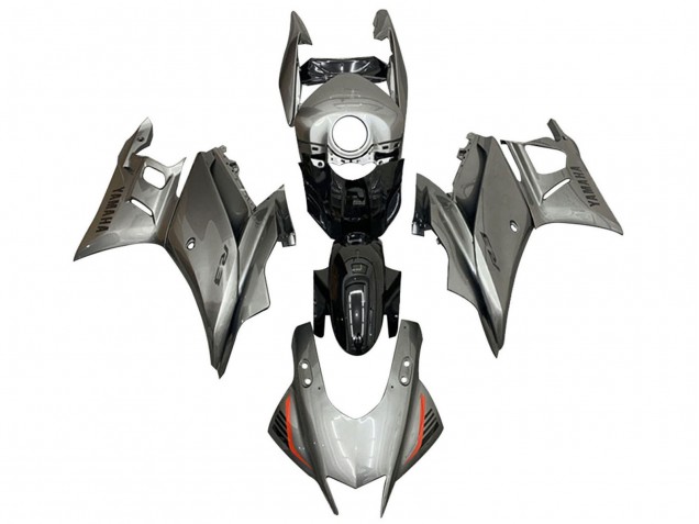 2019-2021 Silver Black Yamaha YZF R3/R25 Motorcycle Fairings UK Stores