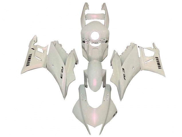 2019-2021 White Yamaha YZF R3/R25 Motorcycle Fairings UK Stores