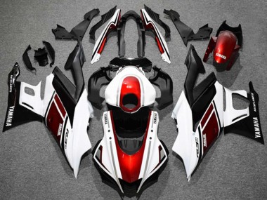 2019-2021 White Red Black Yamaha YZF R3/R25 Motorcycle Fairings UK Stores