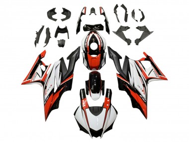 2019-2021 White Red Black Yamaha YZF R3/R25 Motorcycle Fairing UK Stores