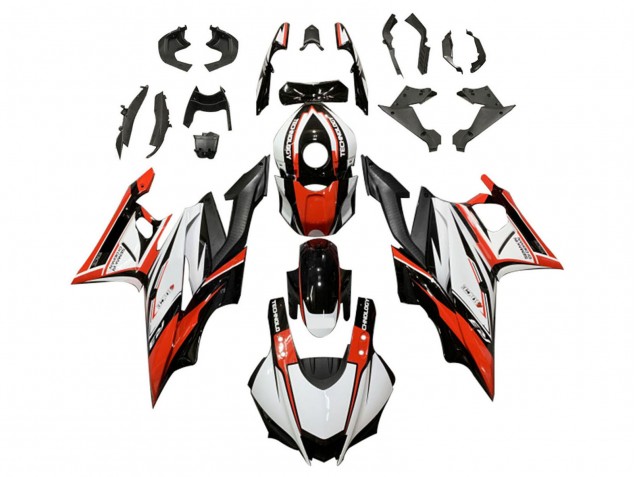 2019-2021 White Red Black Yamaha YZF R3/R25 Motorcycle Fairing UK Stores