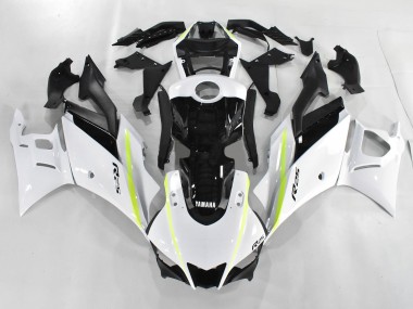 2019-2021 White Green Black Yamaha YZF R3/R25 Motorcycle Fairings UK Stores