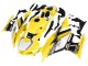 2019-2021 Yellow White Black Stripe Yamaha YZF R3/R25 Motorcycle Fairings UK Stores