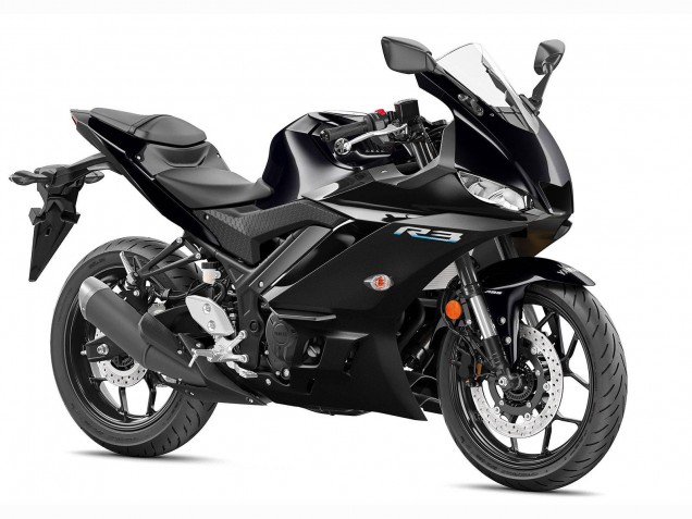 2022-2024 Glossy Black Yamaha YZF R3/R25 Motorcycle Fairing UK Stores