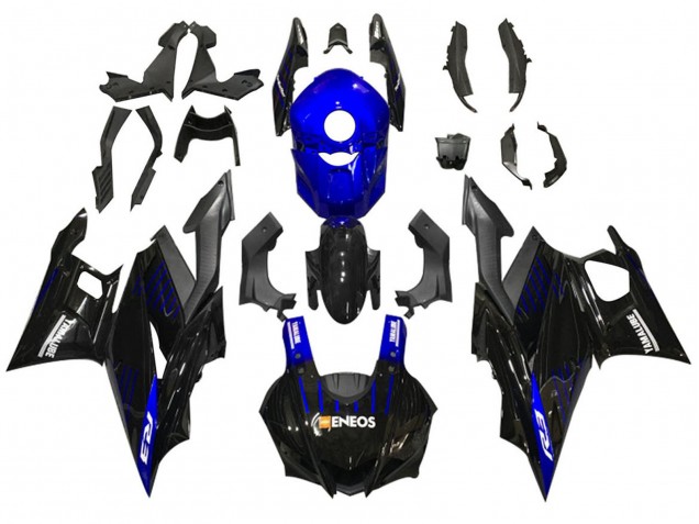 2022-2024 Blue Black ENEOS Yamalube Yamaha YZF R3/R25 Motorcycle Fairings UK Stores