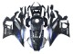 2022-2024 Marble Black Silver Blue Forged Carbon Fiber Style Yamaha YZF R3/R25 Motorcycle Fairings UK Stores