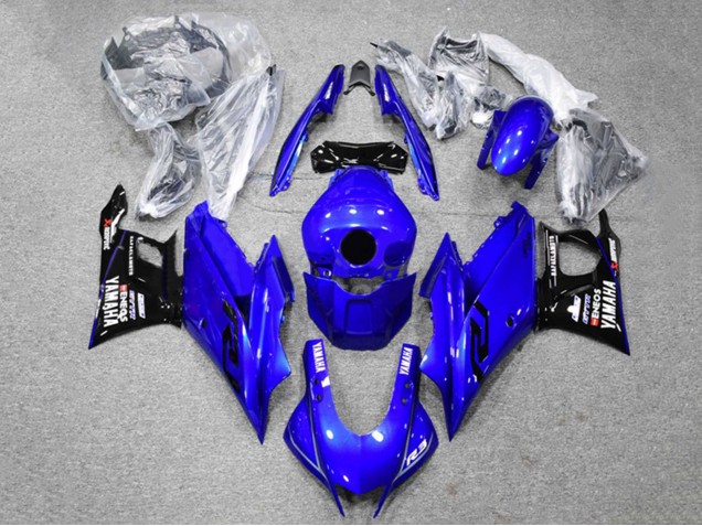 2022-2024 Blue Black ENEOS Yamaha YZF R3/R25 Motorcycle Fairings UK Stores