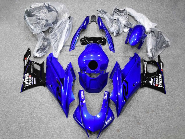 2022-2024 Blue Black ENEOS Yamaha YZF R3/R25 Motorcycle Fairings UK Stores