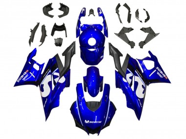 2022-2024 Blue White Black MoviStar ENEOS Yamaha YZF R3/R25 Motorcycle Fairings UK Stores