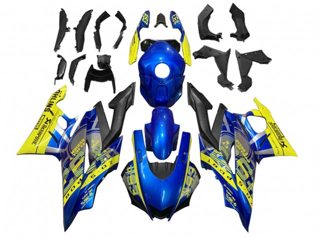 2022-2024 Yellow Blue Matte Black 93 Yamaha YZF R3/R25 Motorcycle Fairings UK Stores