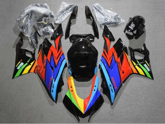 2022-2024 Glossy Black Blue Red Yellow Green Yamaha YZF R3/R25 Motorcycle Fairings UK Stores