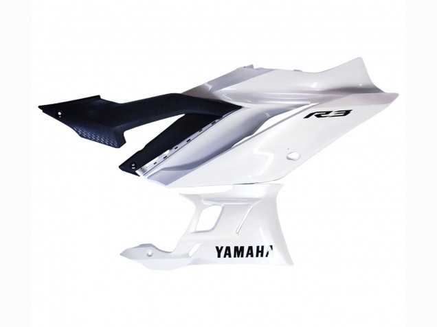 2022-2024 White Yamaha YZF R3/R25 Motorcycle Fairings UK Stores