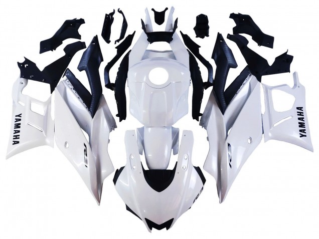 2022-2024 White Yamaha YZF R3/R25 Motorcycle Fairings UK Stores