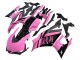 2022-2024 Pink Glossy Black Monster Yamaha YZF R3/R25 Motorcycle Fairings UK Stores
