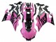 2022-2024 Pink Glossy Black Monster Yamaha YZF R3/R25 Motorcycle Fairings UK Stores