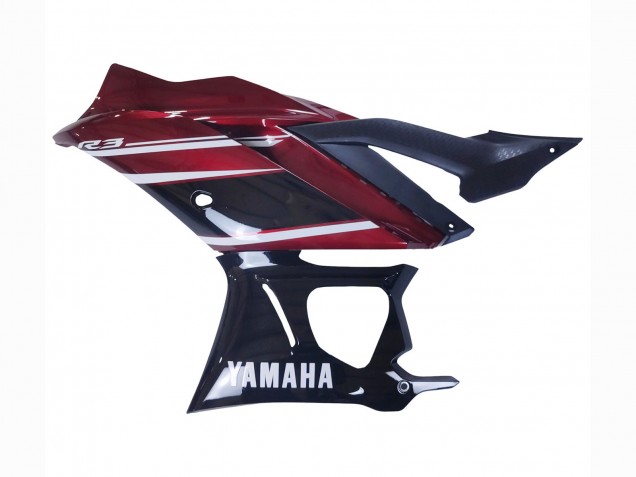 2022-2024 Red White Glossy Black Yamaha YZF R3/R25 Motorcycle Fairing UK Stores