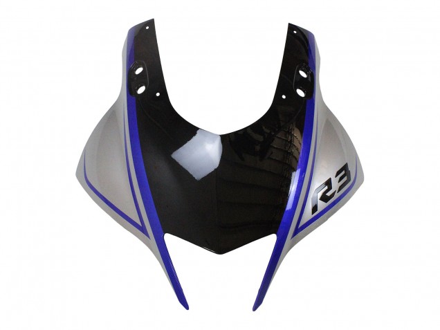 2022-2024 Silver Blue Glossy Black Yamaha YZF R3/R25 Motorcycle Fairings UK Stores