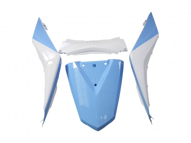2022-2024 White Light Blue Yamaha YZF R3/R25 Motorcycle Fairings UK Stores