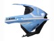 2022-2024 White Light Blue Yamaha YZF R3/R25 Motorcycle Fairings UK Stores