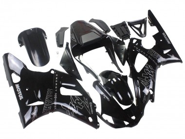 2000-2001 Glossy Black White Monster Motul Yamaha YZF 1000 R1 Motorcycle Fairings UK Stores