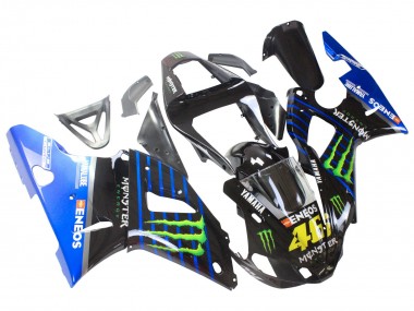 2000-2001 Blue Black Green Monster Yamalube ENEOS 46 Yamaha YZF 1000 R1 Motorcycle Fairings UK Stores