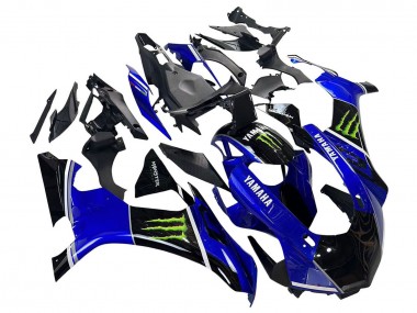 2015-2019 Blue Glossy Black Green Monster Yamaha YZF 1000 R1 Motorcycle Fairings UK Stores