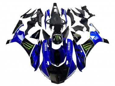 2015-2019 Blue Glossy Black Green Monster Yamaha YZF 1000 R1 Motorcycle Fairings UK Stores