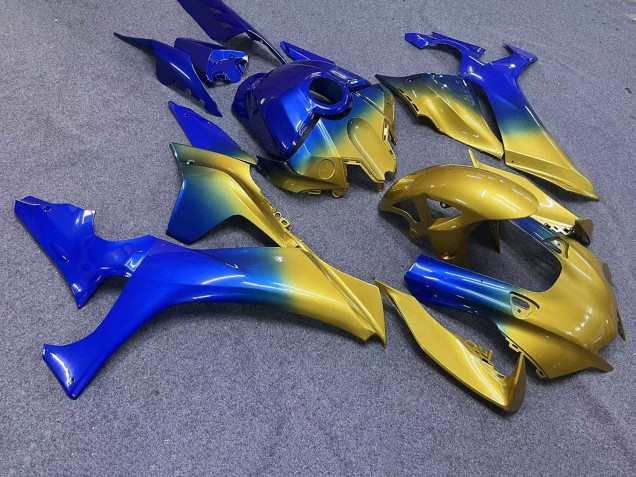 2020-2025 Blue Gold Yamaha YZF 1000 R1 Motorcycle Fairings UK Stores