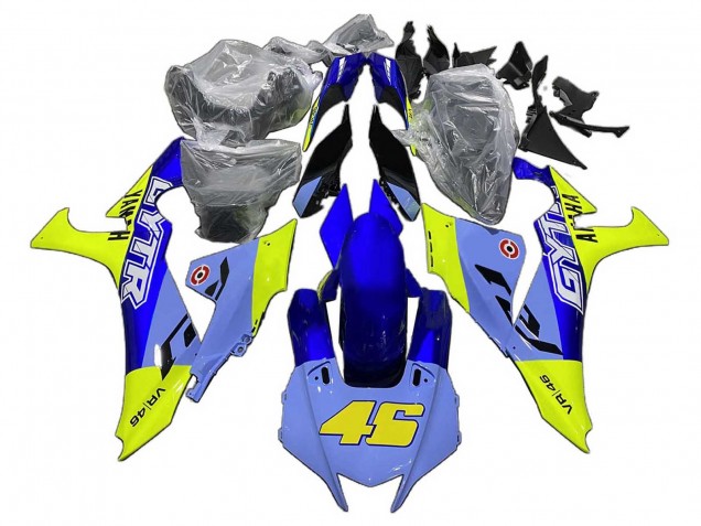 2020-2025 Blue Yellow GYTR 46 Yamaha YZF 1000 R1 Motorcycle Fairings UK Stores
