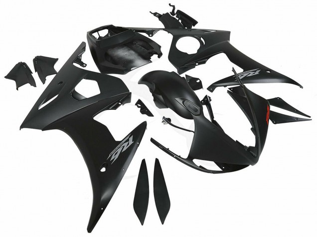 2006-2009 Matte Black Yamaha YZF R6S Motorcycle Fairings UK Stores