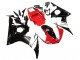 2006-2009 Red White Glossy Black Yamaha YZF R6S Motorcycle Fairings UK Stores