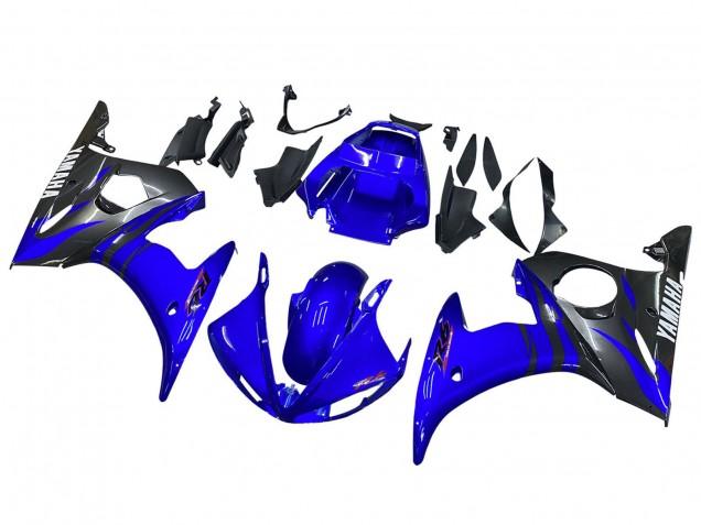 2006-2009 Blue Black Yamaha YZF R6S Motorcycle Fairings UK Stores