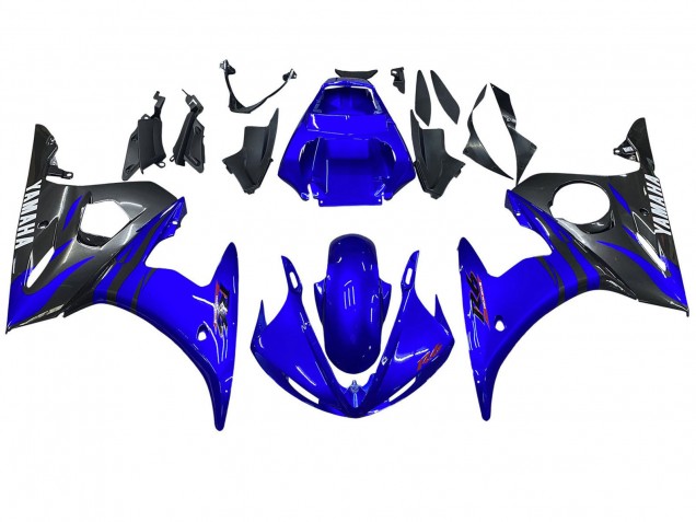 2006-2009 Blue Black Yamaha YZF R6S Motorcycle Fairings UK Stores