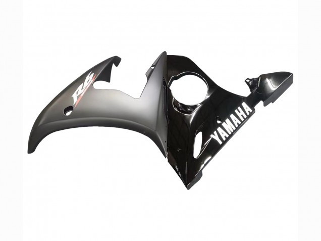 2006-2009 Glossy Black Matte Black White Decals Yamaha YZF R6S Motorcycle Fairings UK Stores