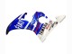 2006-2009 White Blue Fiat Motul Kastinee Yamaha YZF R6S Motorcycle Fairings UK Stores