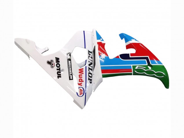 2006-2009 White Blue Green Red Kastinee Dunlop Motul Yamaha YZF R6S Motorcycle Fairings UK Stores