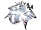 2006-2009 White with Dark Black Flame Yamaha YZF R6S Motorcycle Fairings UK Stores
