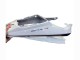 2006-2009 White with Dark Black Flame Yamaha YZF R6S Motorcycle Fairings UK Stores