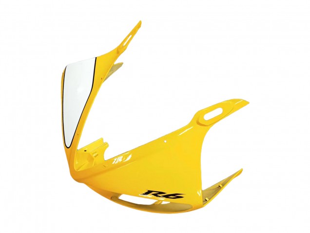2006-2009 Yellow White Glossy Black Yamaha YZF R6S Motorcycle Fairings UK Stores