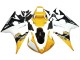 2006-2009 Yellow White Glossy Black Yamaha YZF R6S Motorcycle Fairings UK Stores
