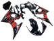 2006-2009 Glossy Black Red Yamaha YZF R6S Motorcycle Fairing UK Stores