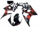 2006-2009 Glossy Black Red Yamaha YZF R6S Motorcycle Fairing UK Stores