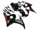 2006-2009 Glossy Black Red Yamaha YZF R6S Motorcycle Fairings UK Stores