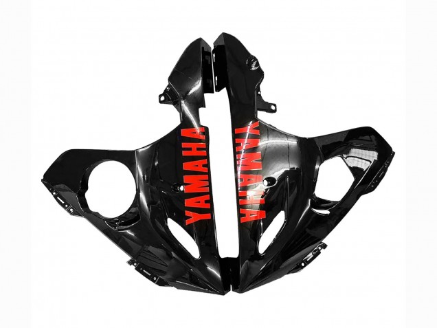2006-2009 Glossy Black Red Yamaha YZF R6S Motorcycle Fairings UK Stores