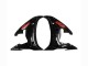 2006-2009 Glossy Black Red Yamaha YZF R6S Motorcycle Fairings UK Stores