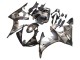 2006-2009 Grey Matte Black Geometric Yamaha YZF R6S Motorcycle Fairings UK Stores