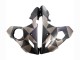 2006-2009 Grey Matte Black Geometric Yamaha YZF R6S Motorcycle Fairings UK Stores