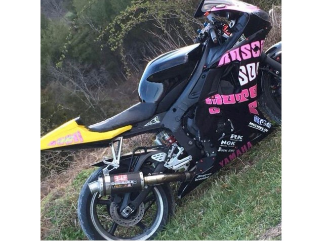 2006-2009 Yellow Pink Glossy Black Rossi Repsol 46 Yamaha YZF R6S Motorcycle Fairings UK Stores