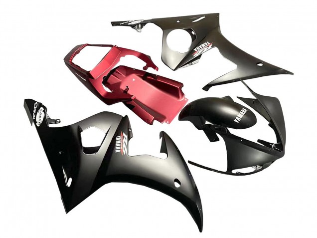 2006-2009 Red Matte Black Yamaha YZF R6S Motorcycle Fairing UK Stores